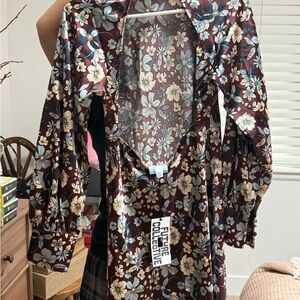 Floral Long Sleeve Dress